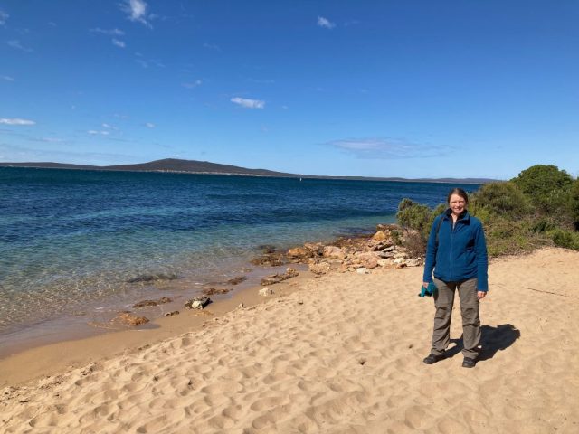 CC at the end of the Parnkalla Trail